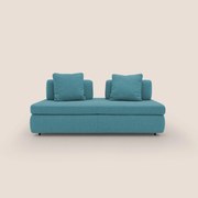 Gransasso Divano letto matrimoniale dal DESIGN innovativo in tessuto impermeabile T03 azzurro