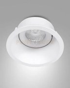 Toodle faretto attacco gu10 tondo bianco orientabile d.9,3cm