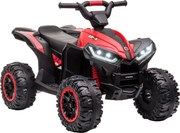 Mini Quad Elettrico per Bambini 12V Fari a LED Rosso...
