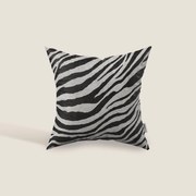 Wild cuscino in collezione Wild in microfibra impermeabile zebra