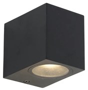 Applique da parete moderna nera IP44 - Baleno