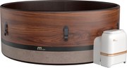 Vasca Idromassaggio da Esterno Spa Riscaldata 173x173x65 cm 6 Posti Wi-Fi Duet Diva Smart...
