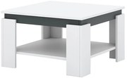 Tavolino da salotto OLAF bianco/antracite
