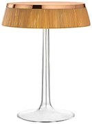 Flos Bon Jour Lampada Da Tavolo 41 cm a luce diffusa rame con corona rafia