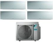 Daikin - Climatizzatore Condizionatore Bluevolution Quadri Split Inverter serie emura white iii 7+7+9+15 con 4MXM68N R-32 Wi-Fi Integrato