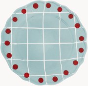 Piatto piano dipinto a mano Amalfi