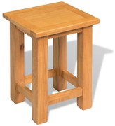 Tavolino Da Salotto 27x24x37 Cm İn Massello Di Rovere /