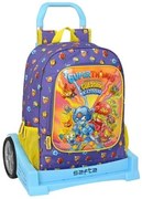 Trolley per la Scuola SuperThings Guardians of Kazoom Viola Giallo (32 x 42 x 14 cm)