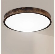 Brilagi - Plafoniera CARVALHO SMOKEY 3xE27/60W/230V rovere Ø 47,5 cm