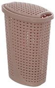 Cesta biancheria sporca con coperchio rosa capienza 45 Lt