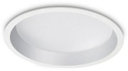 Tecnico Deep Alluminio Bianco Led 30W 3000K Luce Calda