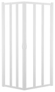 Box doccia angolare con porta pieghevole, vetro 3 mm, L 88-92 cm x L 68-72 cm, H 185 cm, bianco Los