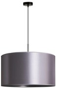 Duolla - Lampadario a sospensione con filo CANNES 1xE27/15W/230V diametro 45 cm argento