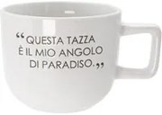Tazza jumbo 500 ml scritta Quotes bianca
