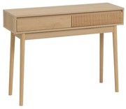 Tavolo consolle di colore naturale 30x100 cm Iona – Casa Selección