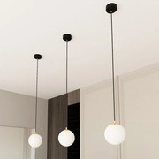 Lampadario a Sospensione in Acciaio ROYAL 1 Nero/Bianco e Oro E14 Colore del corpo Nero e Oro