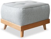 Poggiapiedi grigio chiaro Dazzling Daisy - Miuform