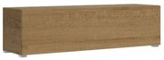 Base TV ribalta con passacavi e piedini Isoka 153 cm Quercia Natura