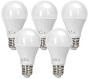 Confezione da 5 Lampadine Led E27 A60 15W Bianco caldo 3000K Aigostar