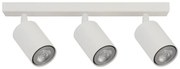 Luce Spot ZOOM 3xGU10/25W/230V bianco