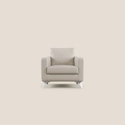 Orione Poltroncina in ecopelle moderna e impermeabile T04 beige X