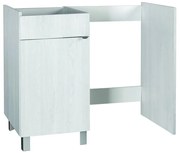 Mobile coprilavatrice Exe sx 1 anta in truciolare olmo perla P 60 x L 108 x H 92.5 cm