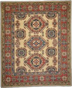 Kazak Tappeto 170 x 240 Beige (Pakistan) Annodato A Mano