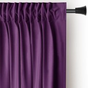 Tenda parzialmente oscurante viola in velluto 140x245 cm Pleat – Restilo