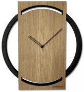 Elegante orologio da parete LEGNO ROVERE 2