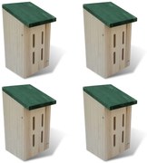 Set 4 Pz Casetta Nido Per Farfalle 14 X 15 X 22 Cm /