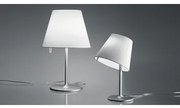 Artemide Melampo tavolo grigio alluminio