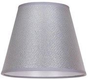 Duolla - Paralume  per lampada da tavolo SOFIA XS E14 diametro 18,5 cm argento