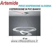 Artemide coprirosone di ricambio per pirce sospensione 97 cm alogena