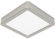 Plafoniera Moderna Fueva 5 Acciaio Nichel Satinato Led Integrato 11W