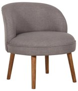 Poltroncina per bambini KUNI grigia