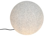Lampada da esterno moderna grigia 45 cm IP65 - Nura