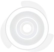 Ventilatore da soffitto Isy bianco , D. 50 cm