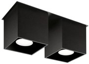 Sollux SL.0063 - Faretto QUAD 2 2xGU10/40W/230V nero