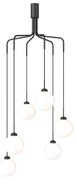 Nuura - Apiales Cluster 6 Lampadario Satin Black/Opal Nuura