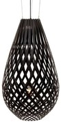 David Trubridge - Koura Lampada a Sospensione H160 Nero 2 Lati David Trubridge