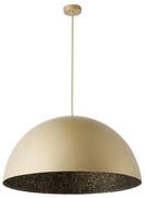 Lampadario a sospensione con filo SFERA 1xE27/60W/230V diametro 50 cm oro/nero