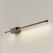 Applique da parete a LED Skalia Lucande, Nero, Soggiorno / Sala da pranzo, Alluminio, Moderno, Applique a LED