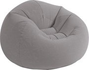Poltrona sacco gonfiabile Intex beanless bag' grigio 114x114x71 cm - cod. 68579np