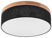 Brilagi - LED Plafoniera BELLADONNA 3xE27/15W/230V nero/quercia