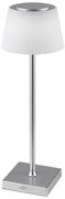 Rabalux 76013- LED Lampada da tavolo ricaricabile dimmerabile TAENA 4W/3,7V IP44 argento