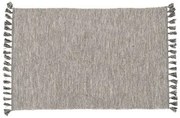 Tappeto Grigio 70 % cotone 30 % Poliestere 120 x 180 cm