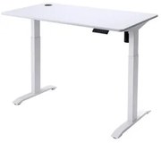 Scrivania Urban Factory EED25UF Bianco Acciaio inossidabile 118 x 60 cm