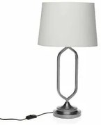 Lampada da tavolo Versa Calgary Chrome (33 x 33 x 61 cm)