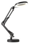 Lampada da tavolo LED dimmerabile con una lente d'ingrandimento 2in1 AURIQ LOUPE LED/10W/5V 3000/4000/6500K nero
