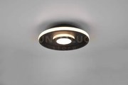 Ascari h2o plafoniera led 28w 3200lm, 3000k nero con dimmerazione c...